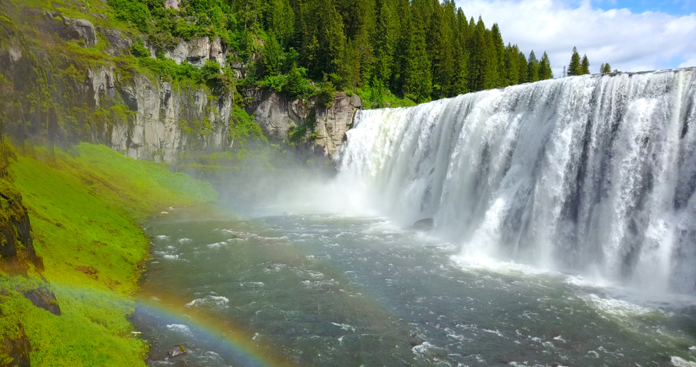 Southeast Idaho: A stunning image of Mesa Falls.